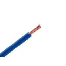 Ripca Enkeladerige kabel Blauw 1.0mm² Haspel à  500mtr