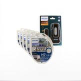 Philips H7 White Vision Actiepakket 5st + Werklamp Ecopro20