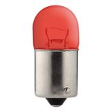 Gloeilamp 6v 5w ba15s Rood