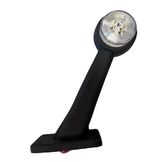 Q-Parts Breedtelicht rood/wit 186mm.LED 12V.(L) 10->30V.