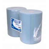 Q-Parts Industriepapier Recycled Blauw - 2 Laags - 400mtr x 37cm - (2 rol/pak)