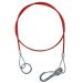 Q-Parts Breekkabel Oplooprem 100cm Rood