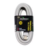 Greenmouse USB-C naar Lightning data cable Woven - 2mtr