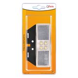Q-Parts LED Markeringslamp 110x40mm 12v/24v met Houder Wit ( Blister )