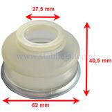 Intersteer Fuseekogelhoesje met Metalen Rand 27,5mm x 62mm x 40,5mm