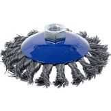 BGS Schijfborstel staaldraad getwist 115mm x M14