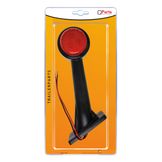 Q-Parts LED Breedtelicht 166x193mm 12v/24v Rood/Wit/Oranje Links ( Blister )