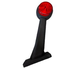 Q-Parts Breedtelicht rood/wit 186mm.LED 12V.(R) 10->30V.