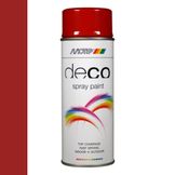 MoTip Deco Paint Spuitbus 400ml RAL 3002 Karmijnrood Hoogglans