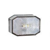 Q-Parts Markeringslamp 65*45*28 mm. Aspöck Flexipoint led wit  12v. 0.5m