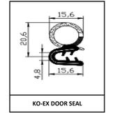 Q-Industries KO-EX Deurrubber Rol 25mtr