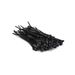 Konnect Cable Ties 100 x 2.5mm Black 100 pcs