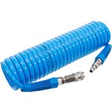 BGS Lucht spiraalslang blauw, 6m, 8x12mm, Euro connectors