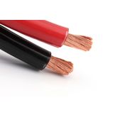 Q Cable Accukabel Twinflex 2x16mm² Rol 50mtr Rood / Zwart