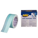 HPX Afplakband / Trim Masking Tape 9mm + 11mm x 10mtr Donkerbruin