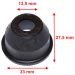Intersteer Soufflet en caoutchouc pour rotule avec bord dur 33mm x 27.5mm G13.5