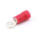 Ripca Kabelschoen ring  0.5-1.5mm² Rood  Ø 3.7mm met bus