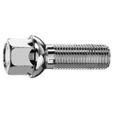 TWS Wielbout M12x1,50 - 26mm - Bol R12 - SW17 - Zilver - Zakje 5st