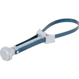 BGS Oil Filter Strap Wrench 
 Spring Steel Strap 
 Aluminium Die Cast 
 Ø 110 - 155 mm