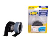 HPX Zip Fix Velcro Hook & Loop 20mm x 1mtr Rouleau sous blister
