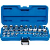 BGS Dopsleutelset E-profiel 6,3 mm 1/4'' / 12,5 mm (1/2'') E4 - E24 38-dlg