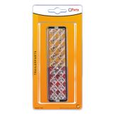 Q-Parts Achterlicht 12v-24v 3 functies 135mm x 38mm LED met houder zwart 1st Blister