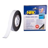 HPX Dubbelzijdig Foamtape 25mm x 10mtr Zwart