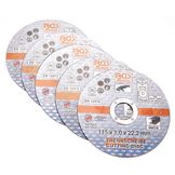 BGS Doorslijpschijven voor RVS Ø115mm x 1,0mm x 22,2mm 5st