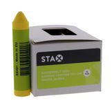 STAX Markeerkrijt Geel doos 12st