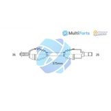 ODM Multiparts Aandrijfas