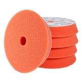 Gecko Polijstpad Medium Oranje 150mm 5st  ( Voor Steunplaat 125mm )