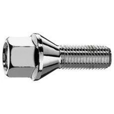 TWS Wielbout 14mm x 1.25mm - 33mm - 17mm - Zilver - Conisch - Zakje 5st