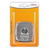 Q-Parts Markeringslamp 66mm x 62mm Wit met reflector in blister