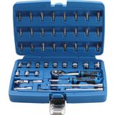 BGS Dopsleutelset 1/4, Super Lock, 46dlg, 4-13mm