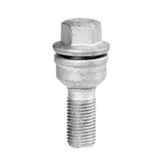 TWS Wielbout M14 x 1,50 - 35mm - SW17 - Bol R14 - Ring - Zilver - Zakje 5st