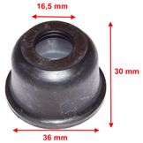 Intersteer Fusee Rubber met Harde Rand 36mm x 30mm G16