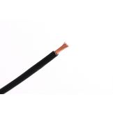 Q Cable Enkeladerige Kabel 1.5mm² Rol 100mtr Zwart