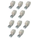 Jumbo Spanbanden 25mm x 3,5 meter  zakje a 10st Wit