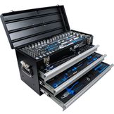 BGS Gereedschapkoffer 143dlg, metaal, 3 laden, 535x290x240mm, 20,5Kg