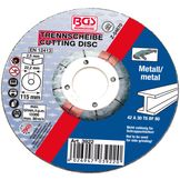BGS Doorslijpschijf metaal, 115x2,5mm