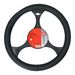 Carpoint Steering Wheel Cover Black Matt Finish