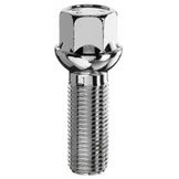 Wielbout M12x1,5 - 40mm - Bol R12 - SW17 - Zilver - Zakje 5st