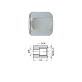 Nippel 10x1 Inw 15x5.00 10st.