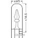 Osram 24v - 1,2w - W2x4,6d - W1,2W