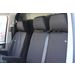 Town & Country Stoelbeschermer Transporter ( T5 & T6 ) passagier dubbel (bankje) Zwart