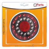Q-Parts LED Achterlicht Ø 125mm 4 functies 12v/24v ( Blister )