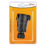 Q-Parts Stekkerdoos PVC 7-polig zwevend met haak in blister