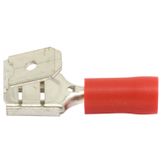 SWG Kabelschoen female steekverdeler 6,3/0,5-1,5mm², rood Doos 100st.