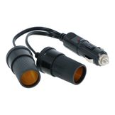 Twin contactdoos 12-24V 8A