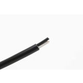 Q Cable Meervoudige Kabel 2x1.0mm² Rol 50mtr Rond Zwart / Wit